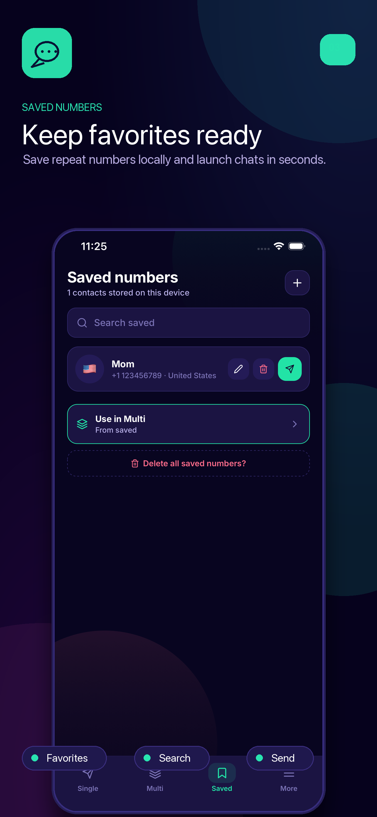 Espresso app – works with WhatsApp Business to message clients without saving contacts